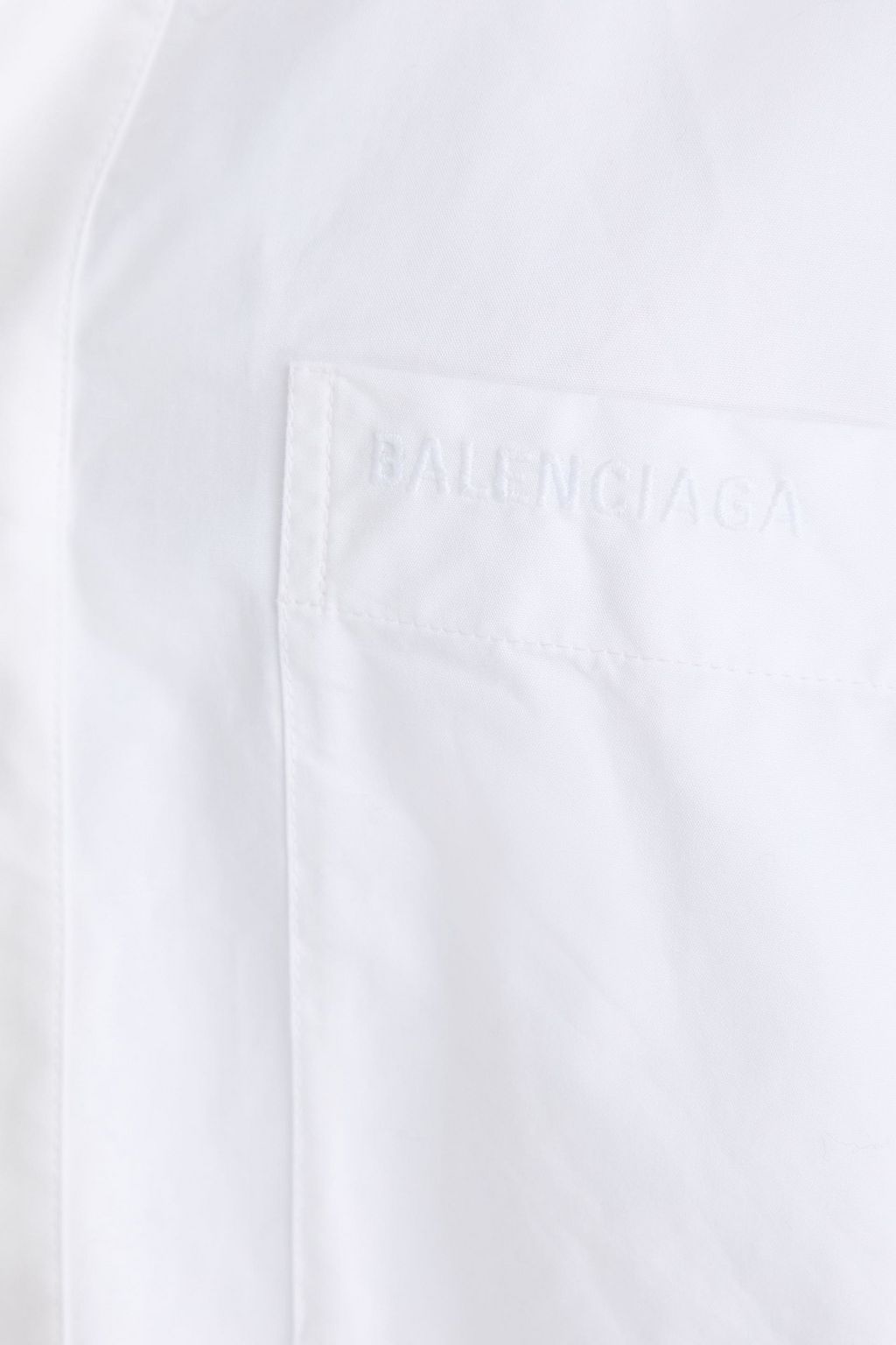 BALENCIAGA Oversized cotton-poplin shirt