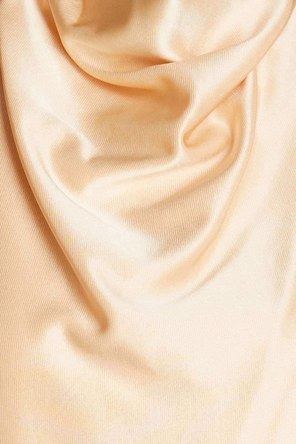 JIL SANDER Drapiertes Oberteil aus glänzendem Jersey