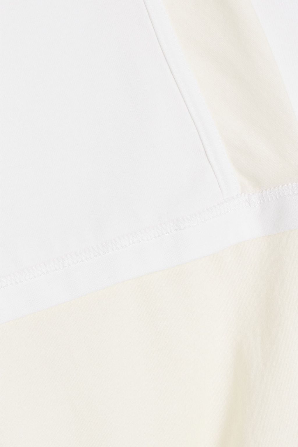 JACQUEMUS Layered flocked cotton-jersey T-shirt