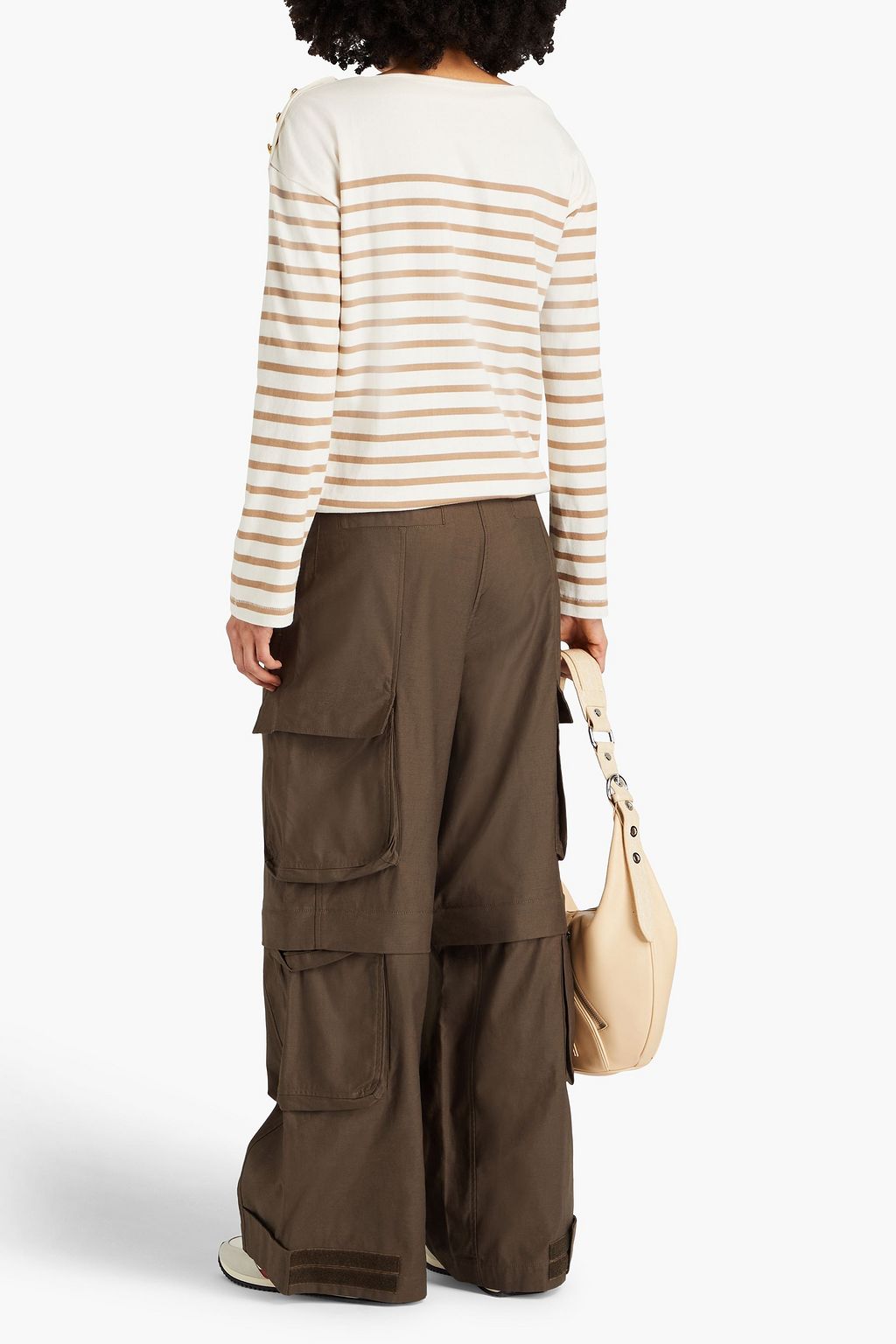 RAG & BONE 스트라이프 코튼 저지 탑