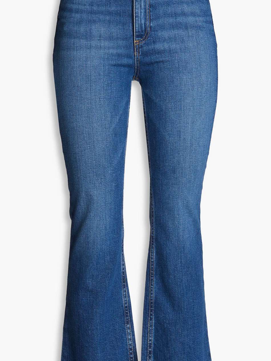 casey high-rise kick-flare jeans