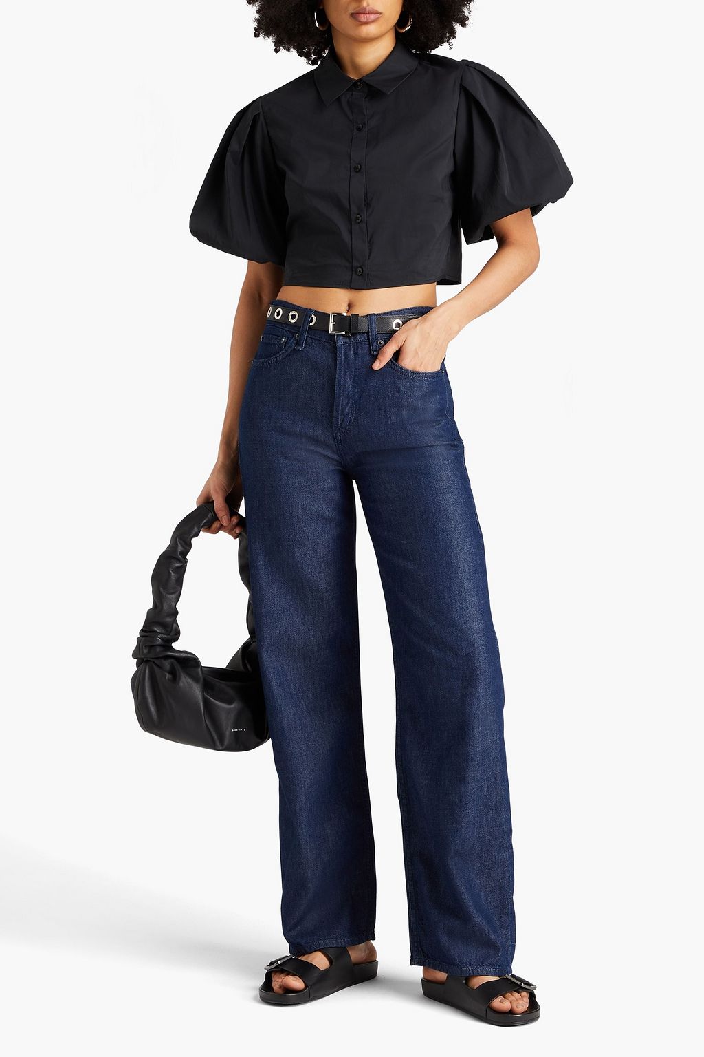 RAG & BONE Logan high-rise wide-leg jeans