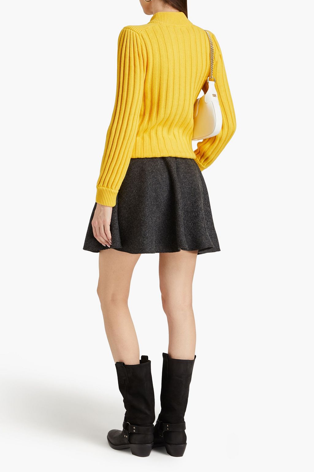 CLAUDIE PIERLOT كارديغان مصنوع من نسيج بحبكة مجدولة
