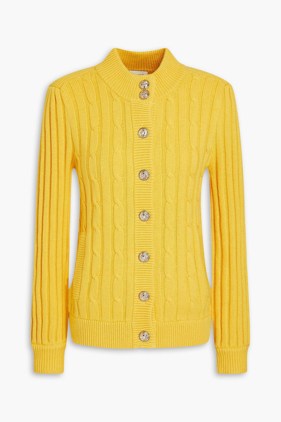 Claudie Pierlot - Cable-knit cardigan - Yellow - 2