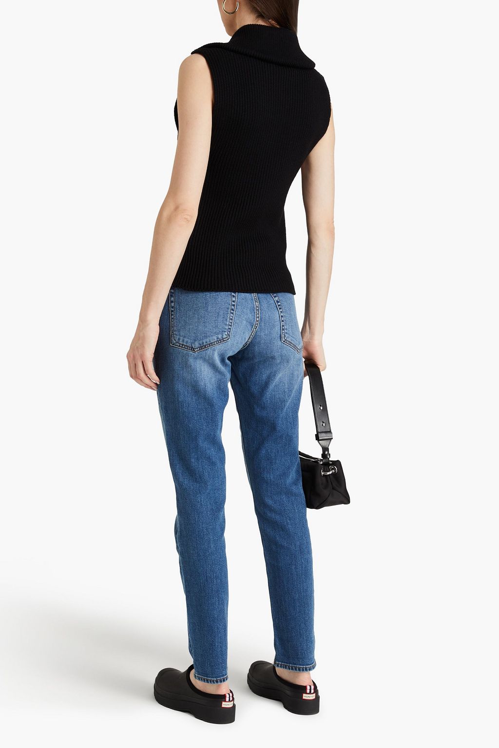 RAG & BONE جينز ’’دري’’ بقصة بويفريند ضيقة وبلون باهت
