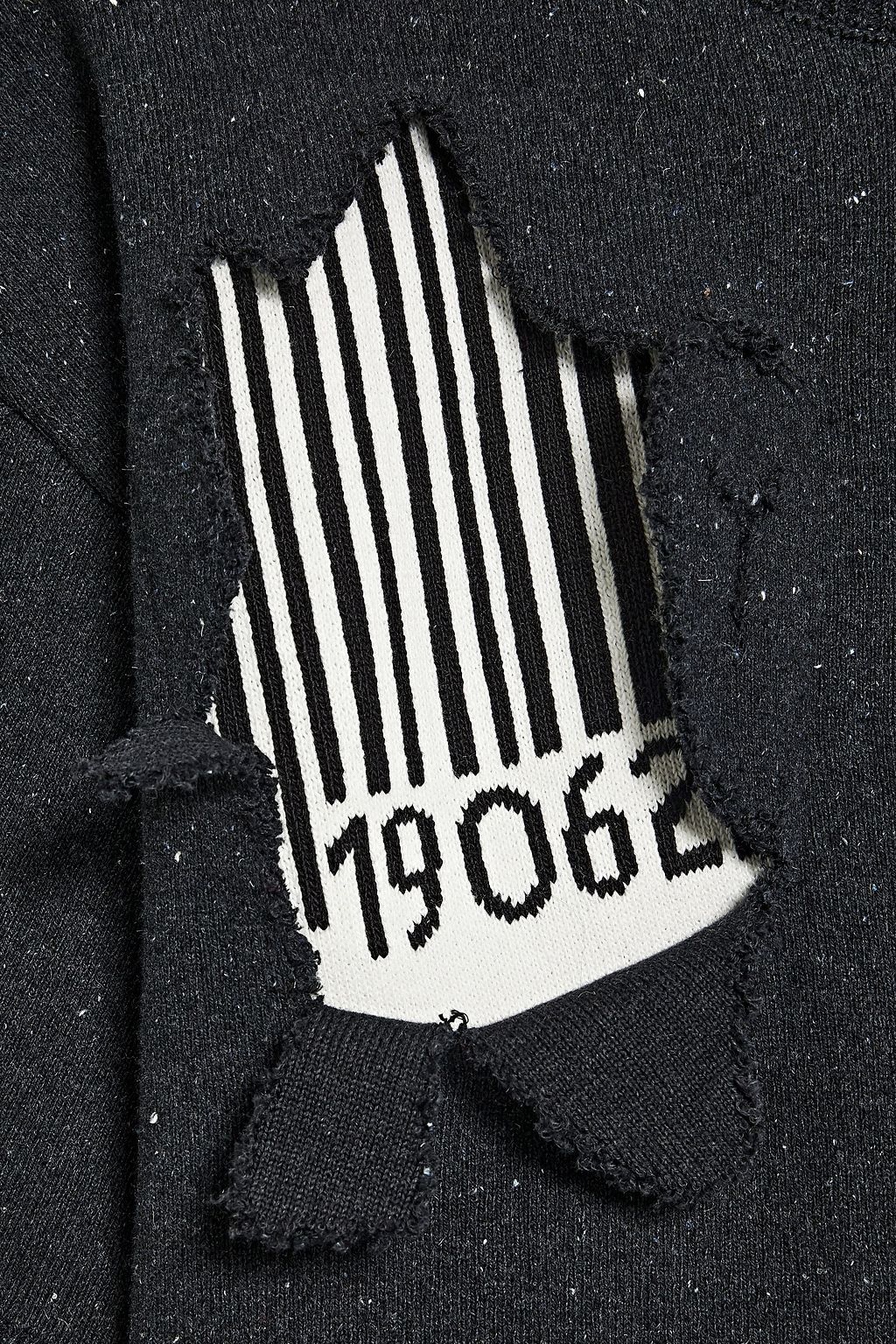 JW ANDERSON Distressed Donegal cotton-blend sweater
