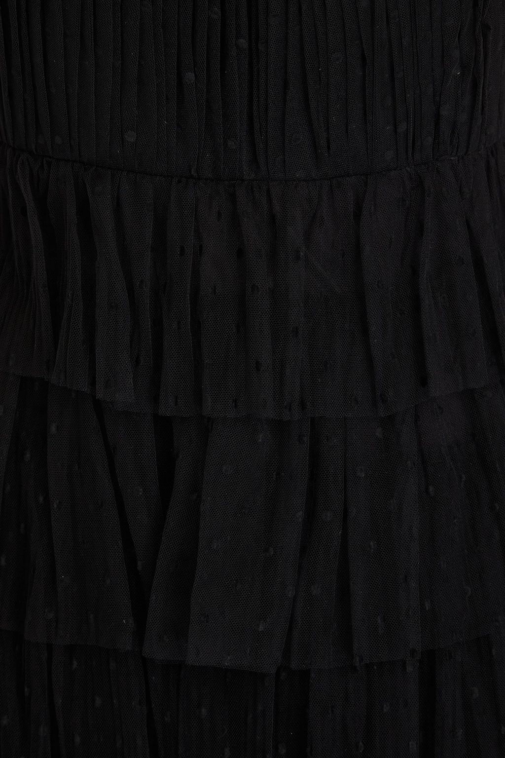 ZAC POSEN Tiered point d'esprit gown