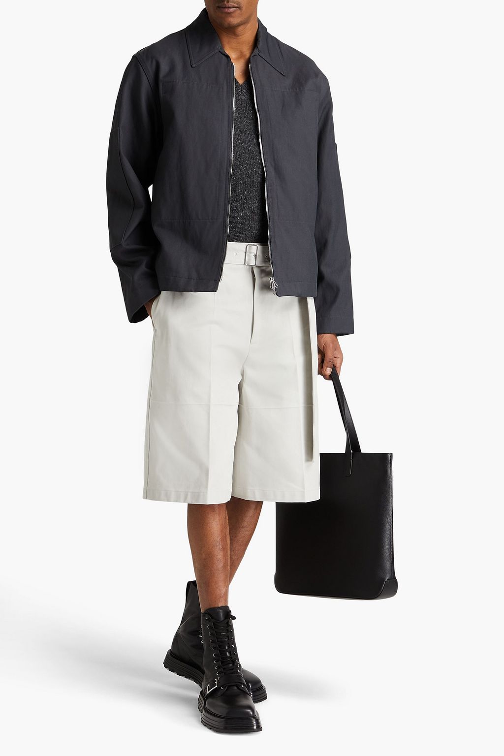 JIL SANDER جاكيت مصنوع من التويل