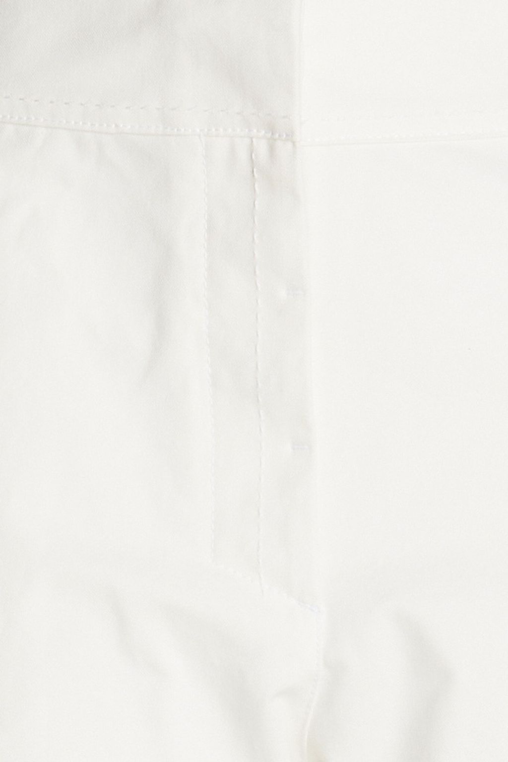 JIL SANDER 코튼 캔버스 크롭 스트레이트 레그 팬츠