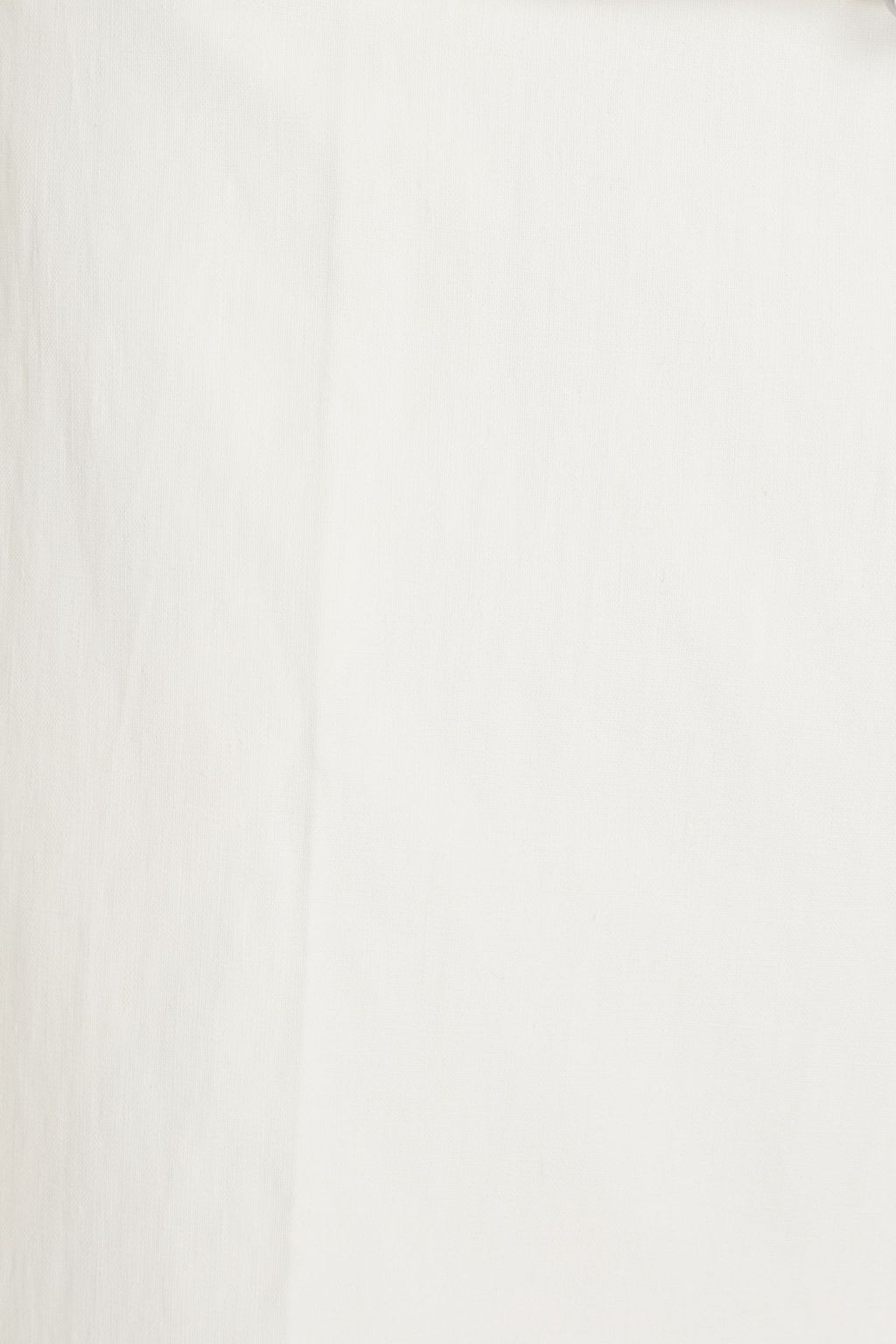 JIL SANDER شورت مصنوع من الكتّان ومزوّد بحزام