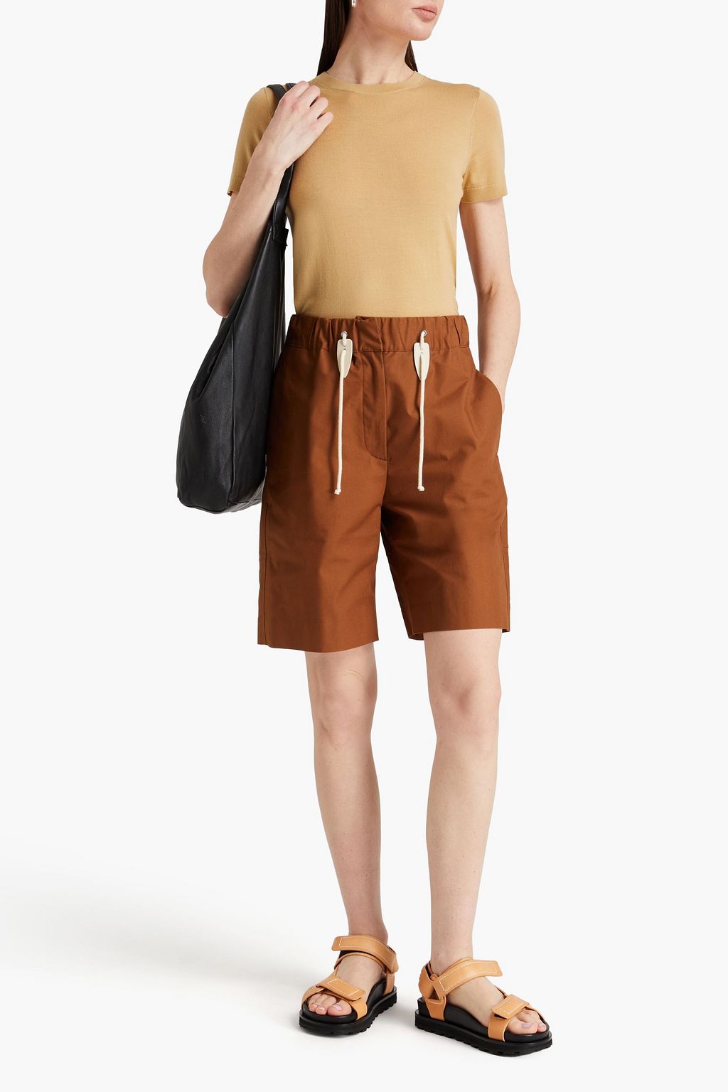 JIL SANDER コットン ショートパンツ