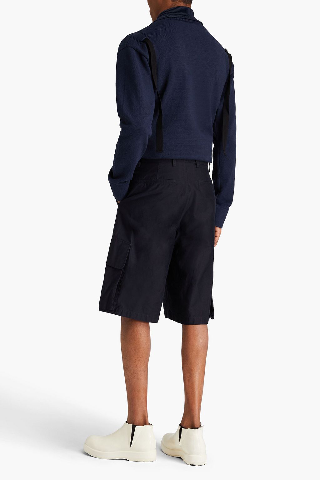 JIL SANDER شورت كارغو مصنوع من قطن تويل