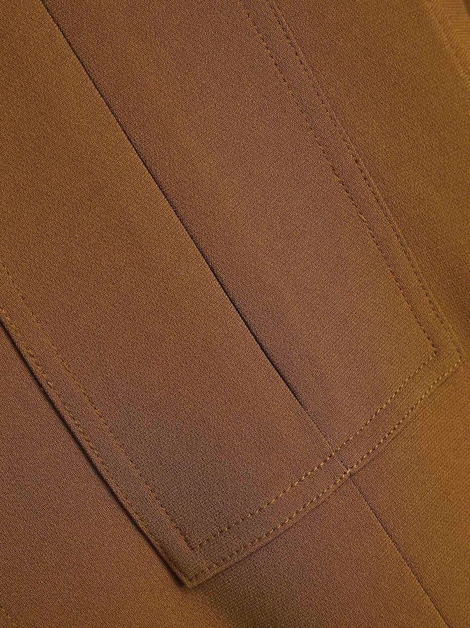 crepe midi dress