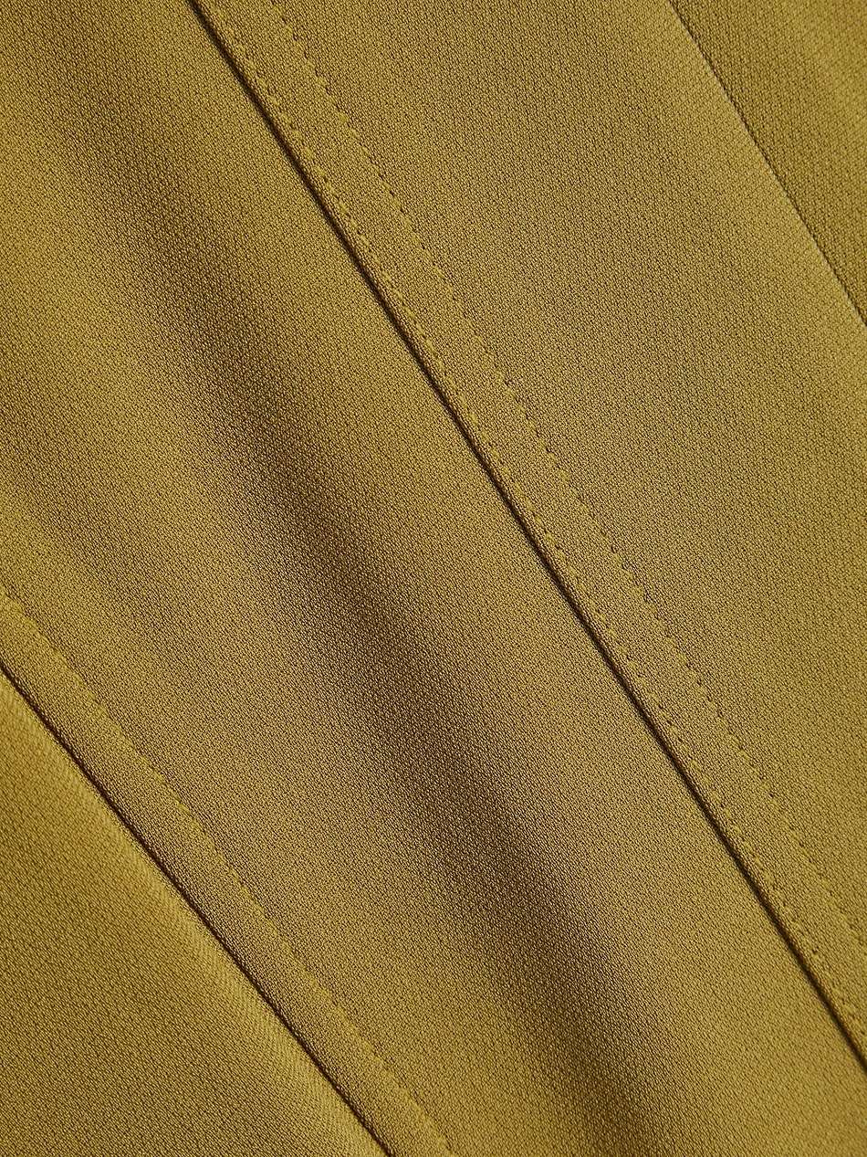 crepe midi dress