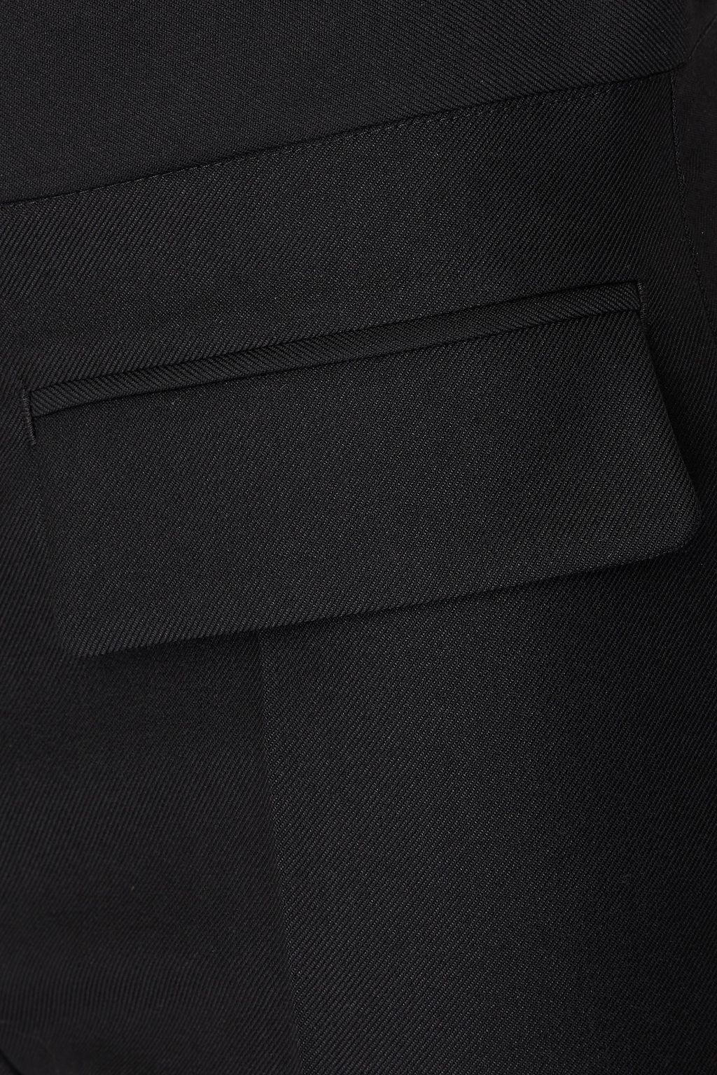 MSGM Cropped twill straight-leg pants