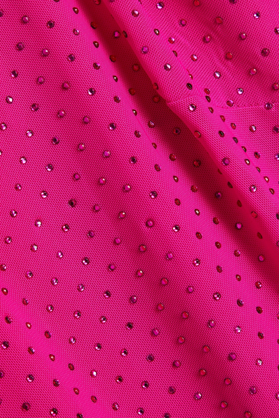 Rebecca Vallance Last Dance Embellished Tulle Midi Dress In Bright Pink