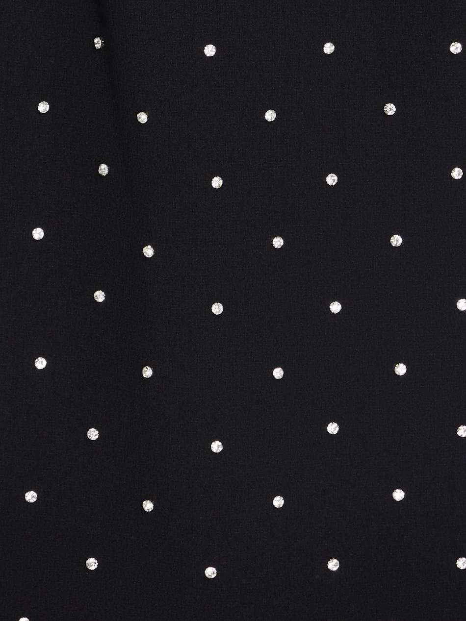 after hours embellished crepe midi dress