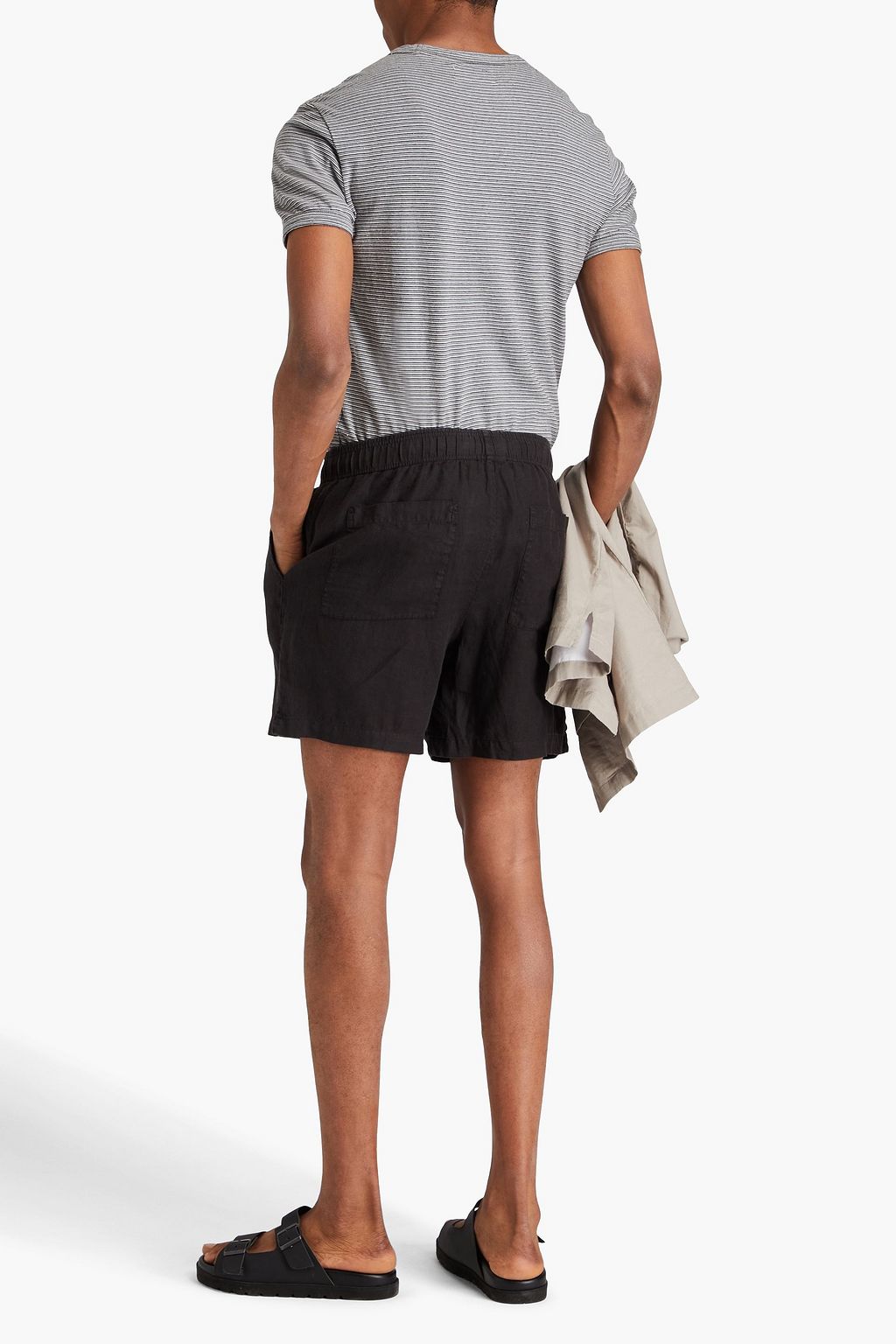 JAMES PERSE Linen drawstring shorts