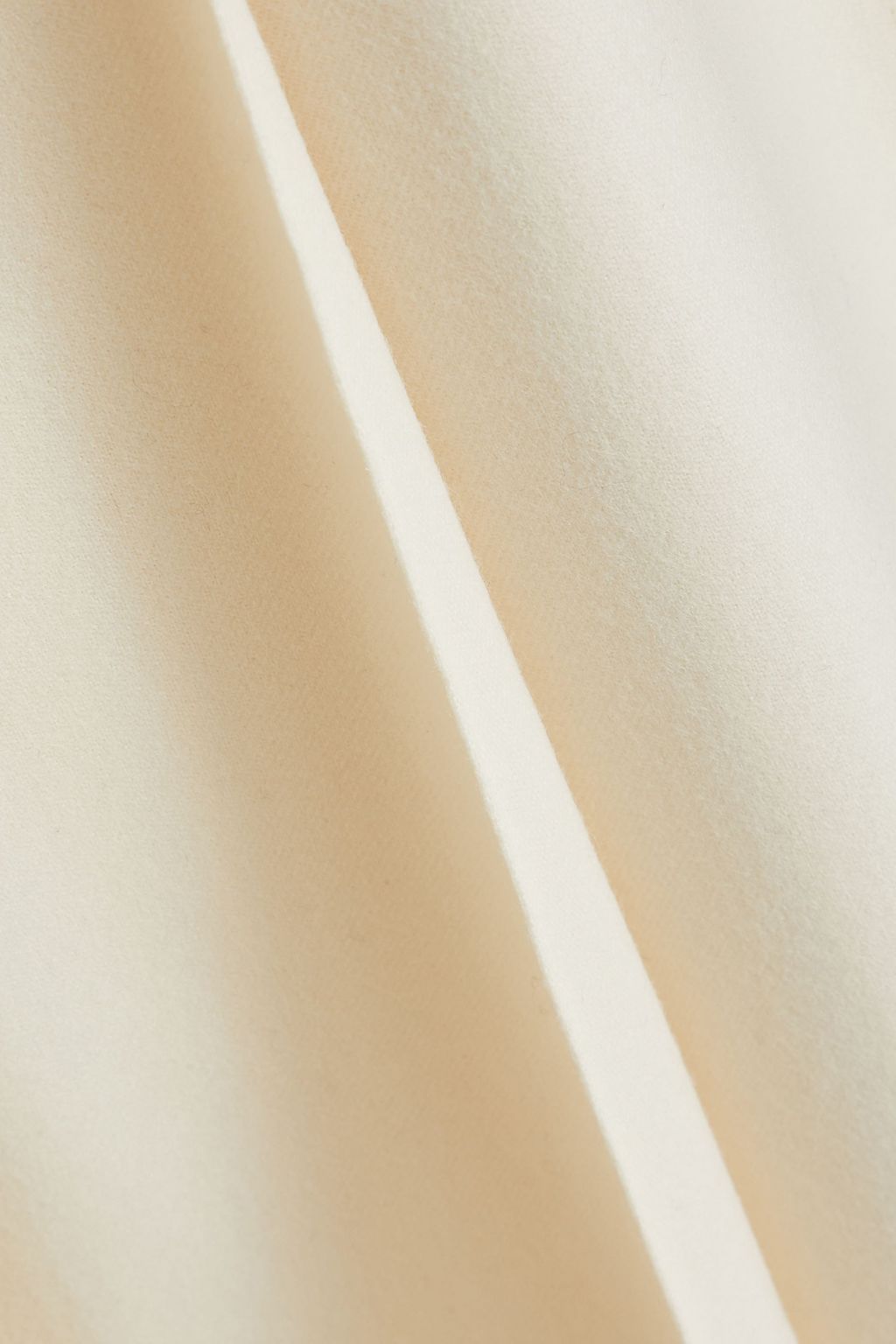 JIL SANDER Pleated wool-blend felt midi skirt