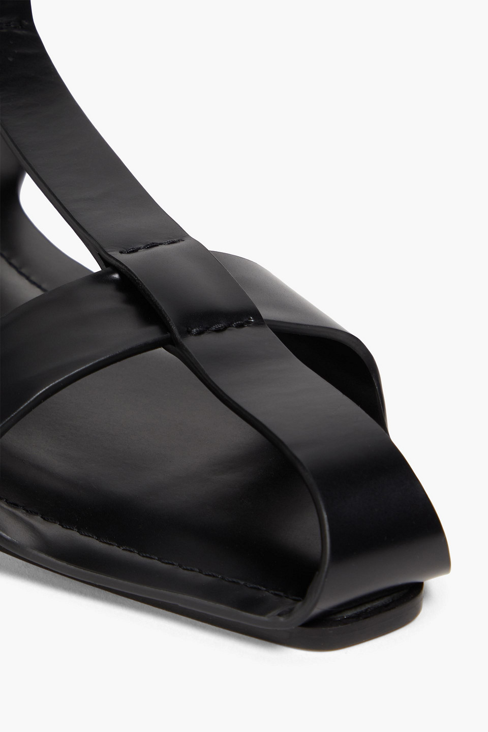 JIL SANDER LEATHER SANDALS 