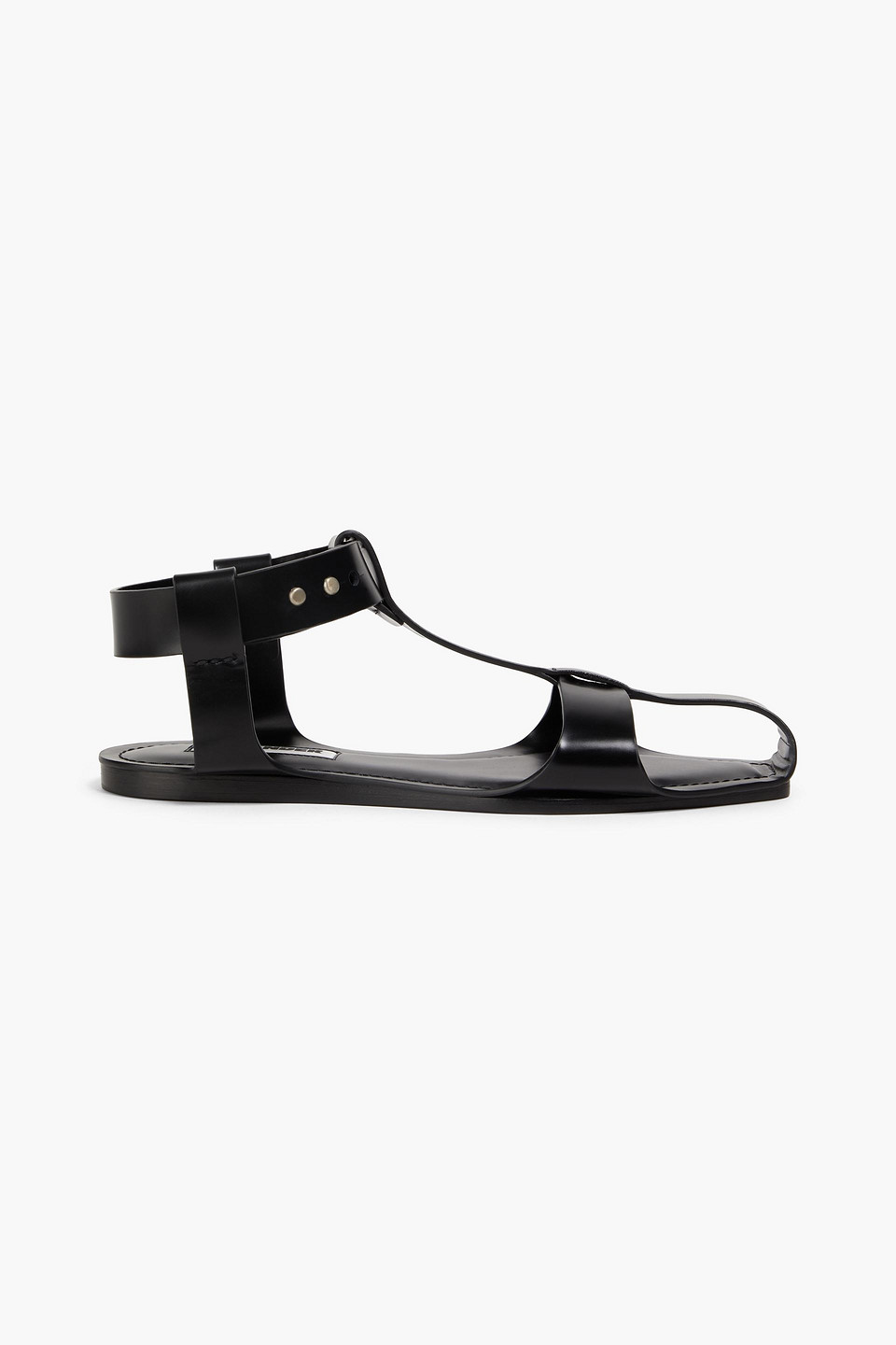 Jil Sander Leather Sandals In White