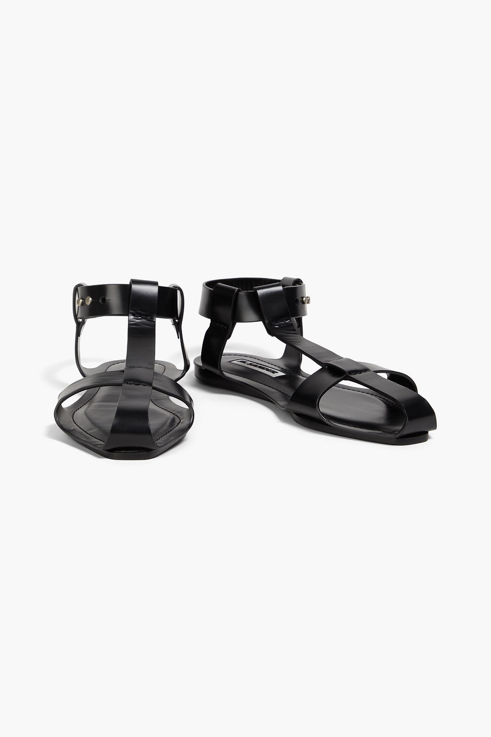 JIL SANDER LEATHER SANDALS 
