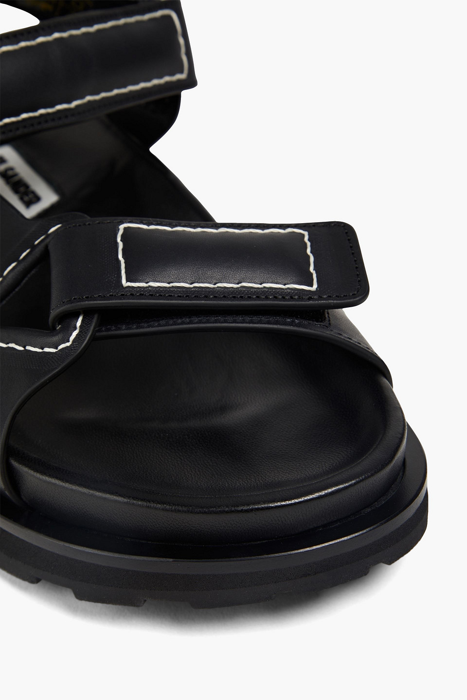 JIL SANDER LEATHER SANDALS 