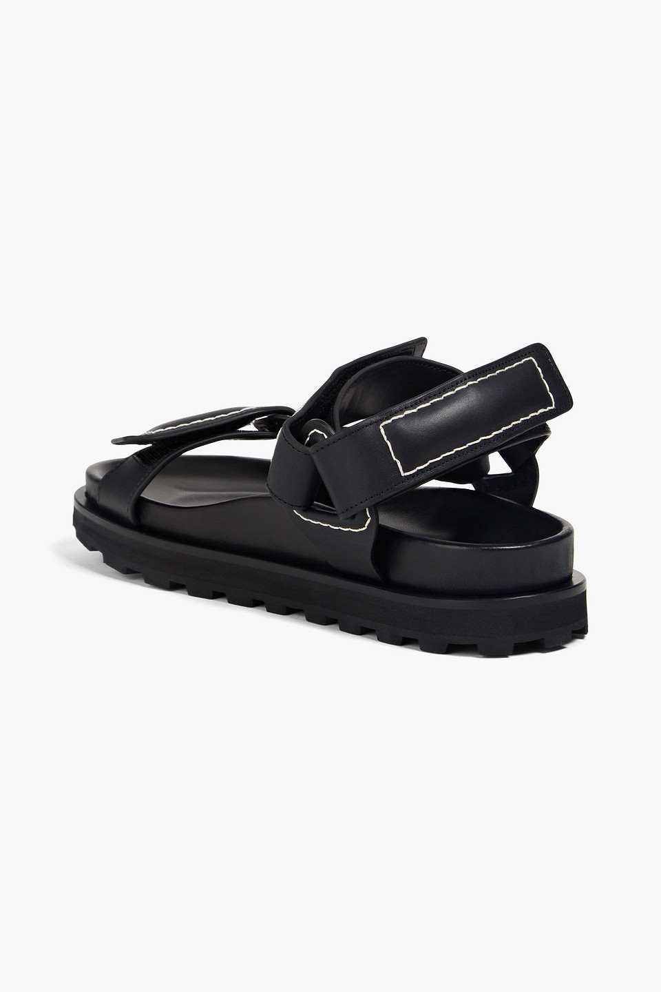JIL SANDER LEATHER SANDALS 
