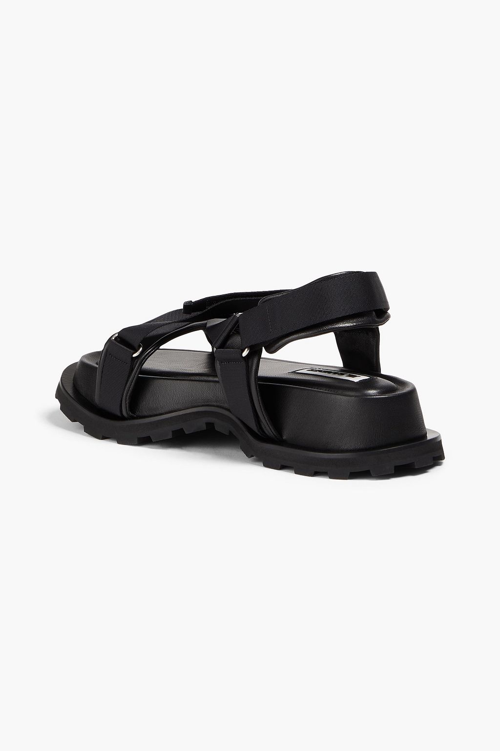 JIL SANDER 가죽 플랫폼 샌들
