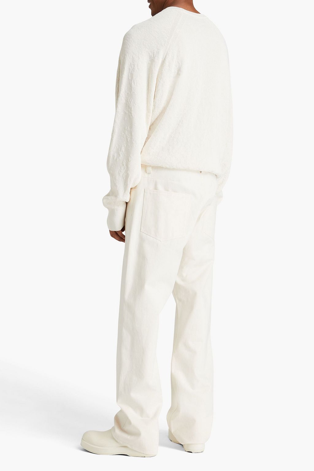 JIL SANDER Cotton-twill pants