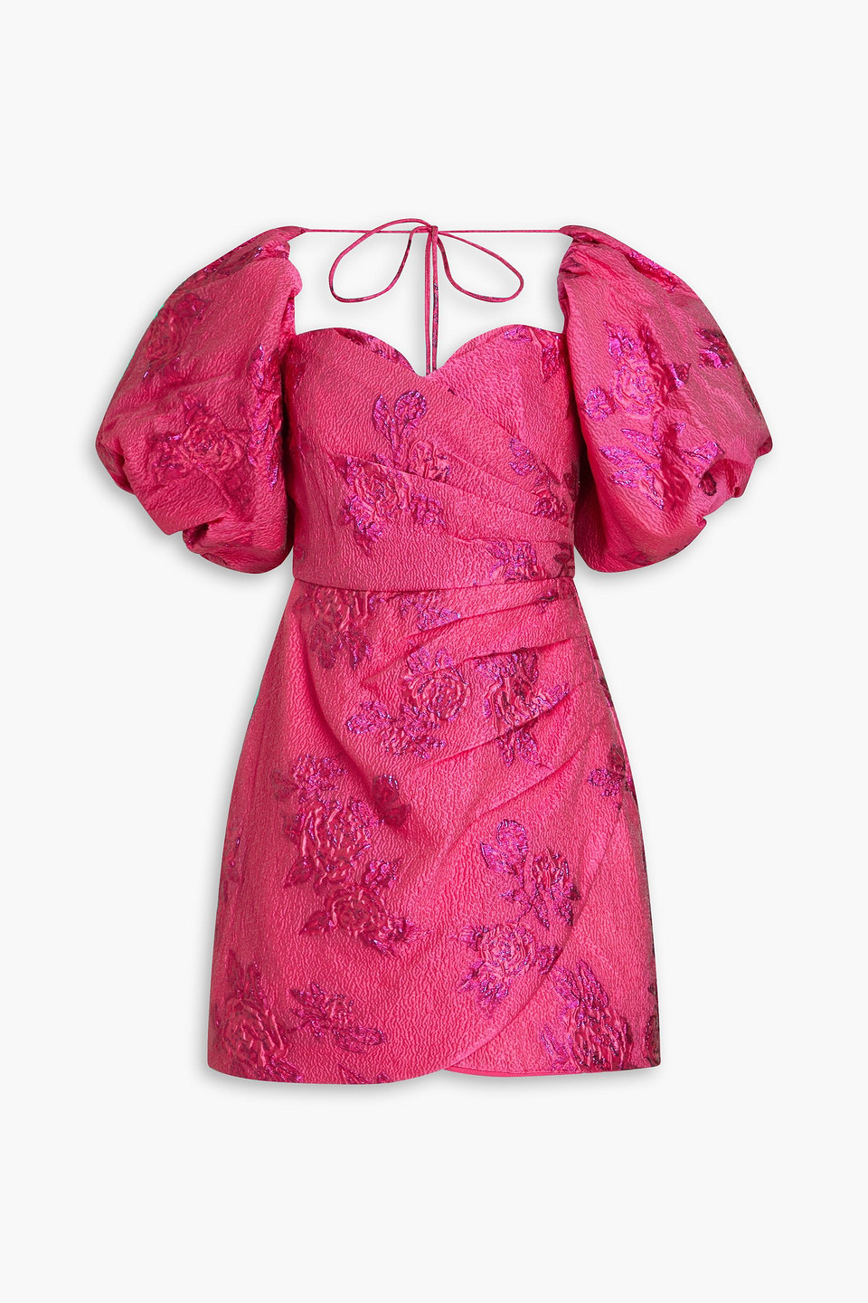 knee length dresses for ladies Matchmaker Flutter Mini Dress Yellow Hibiscus