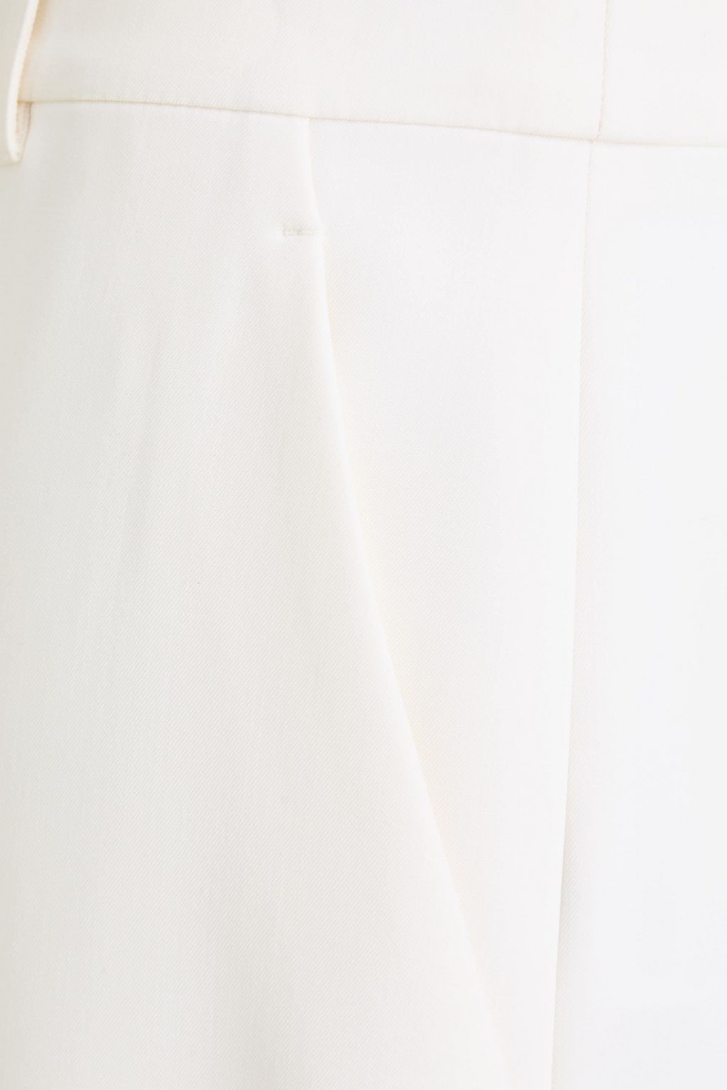 STELLA MCCARTNEY Pleated wool-blend twill wide-leg pants