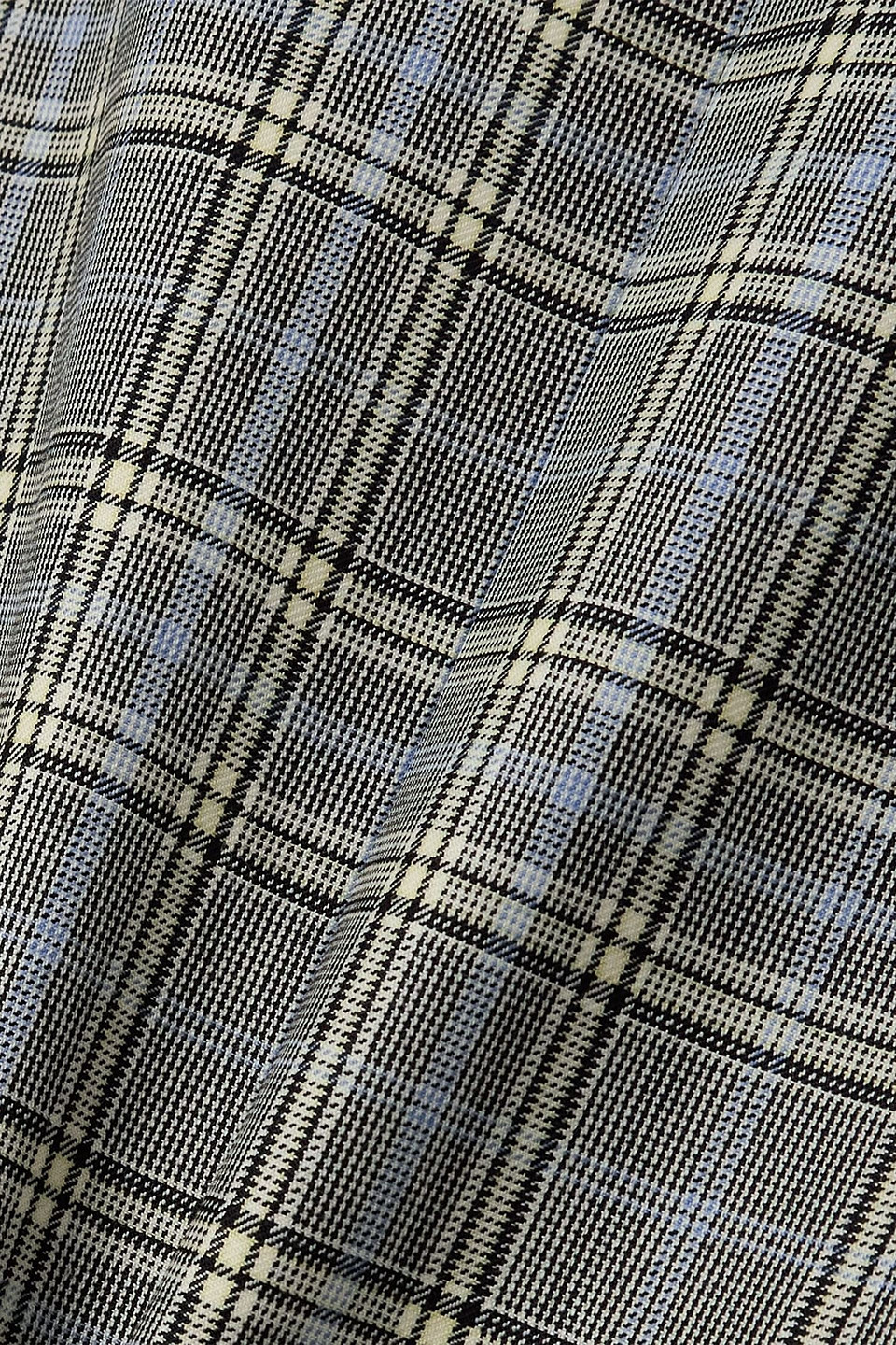 Stella Mccartney Check Double-breasted Oversized Jacket In Gray