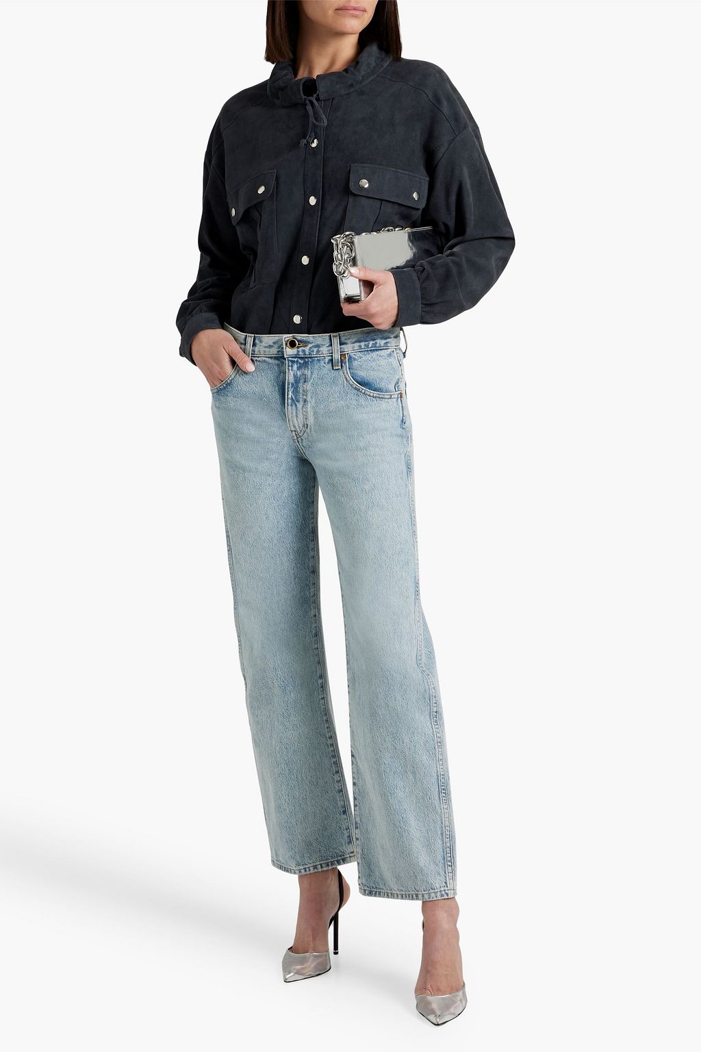 ISABEL MARANT Alambari suede shirt