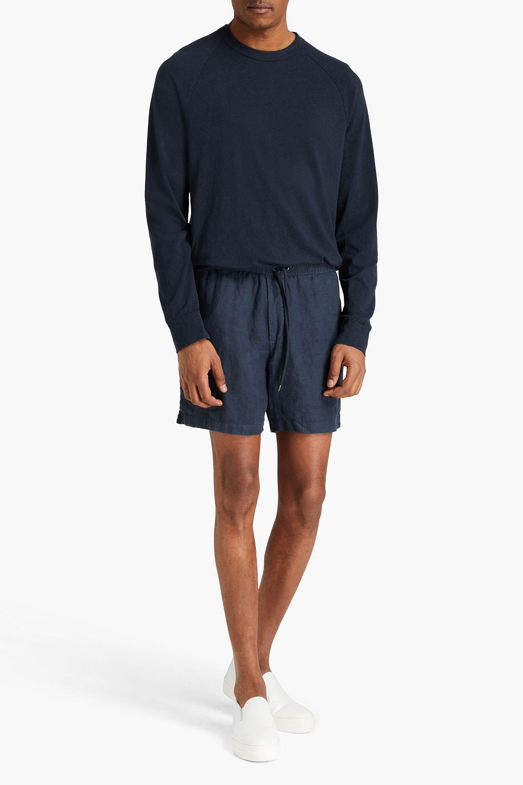 JAMES PERSE Linen drawstring shorts