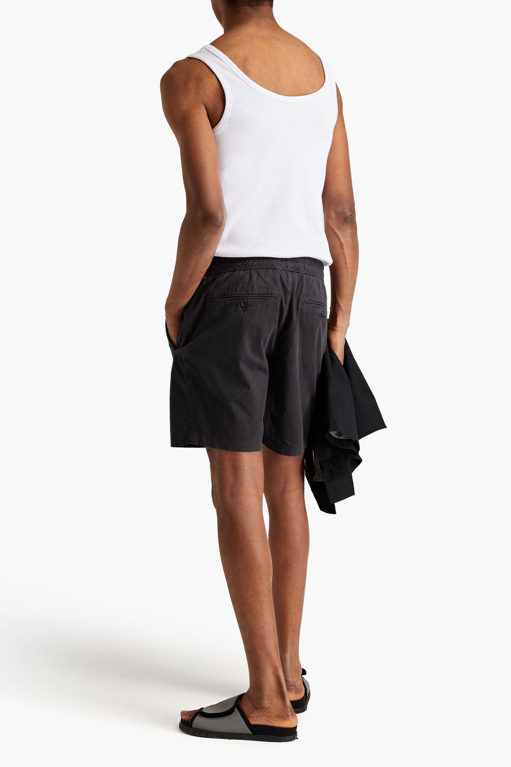 JAMES PERSE Shorts aus einer Baumwollmischung mit Tunnelzug