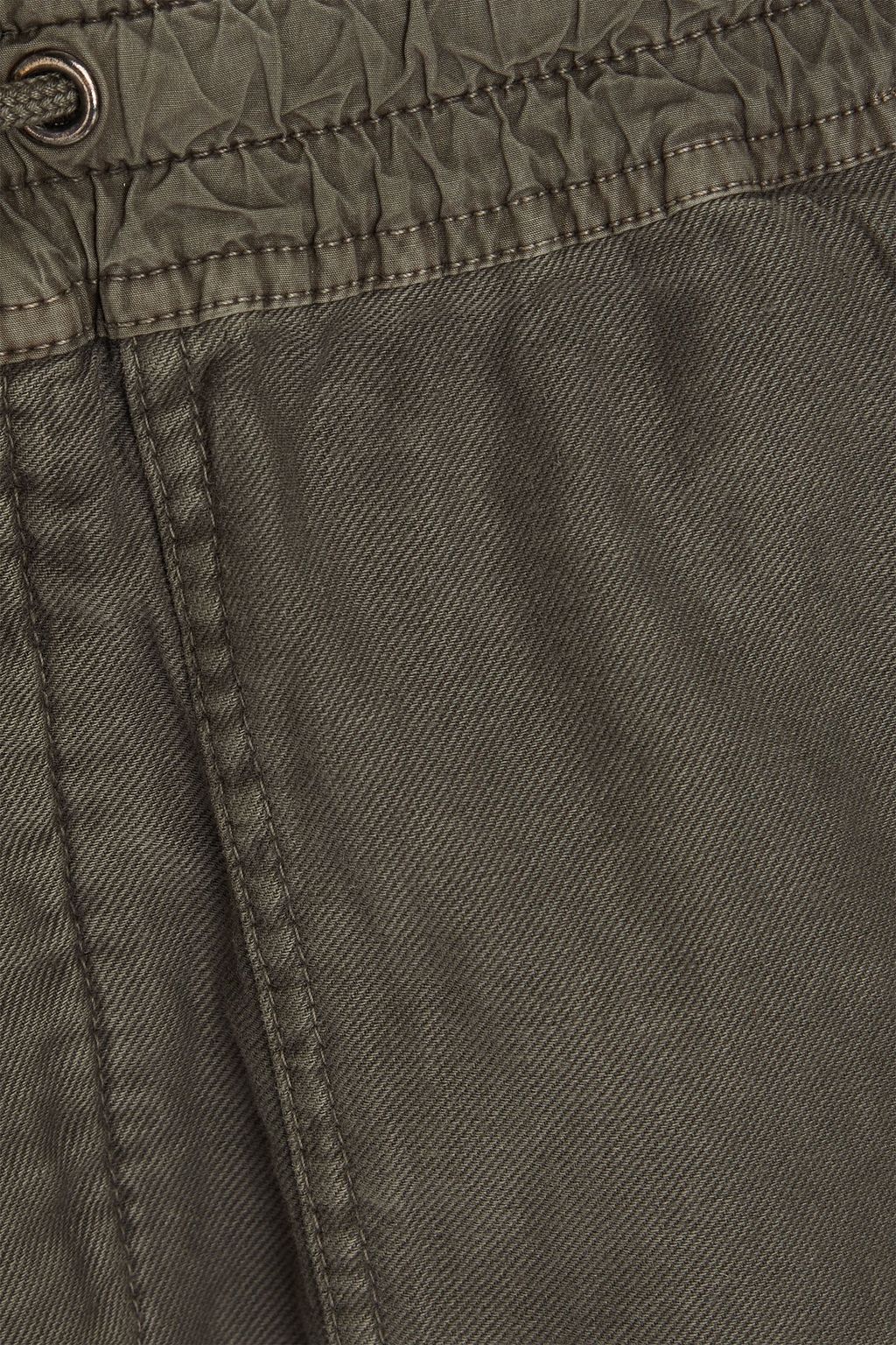 JAMES PERSE Shorts aus Twill aus einer Lyocell-Leinenmischung