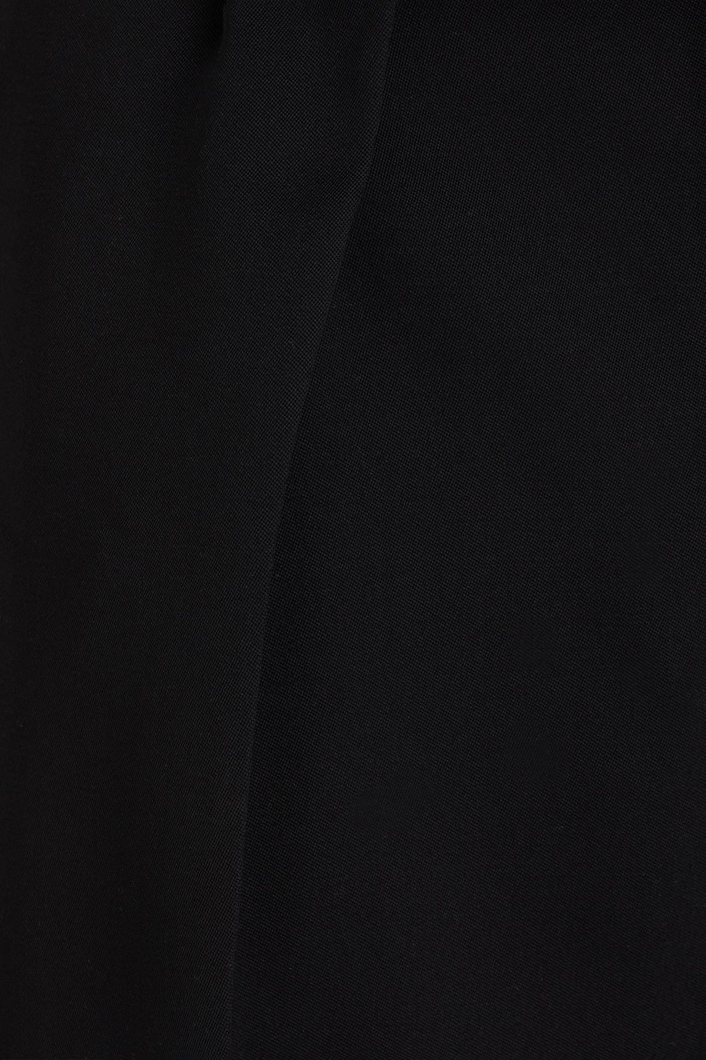 JIL SANDER Belted grain de poudre wool pants