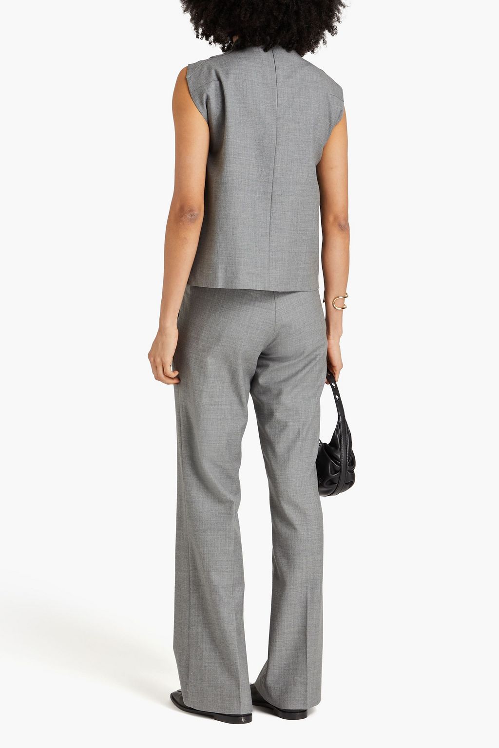 BITE STUDIOS Eden draped wool turtleneck top