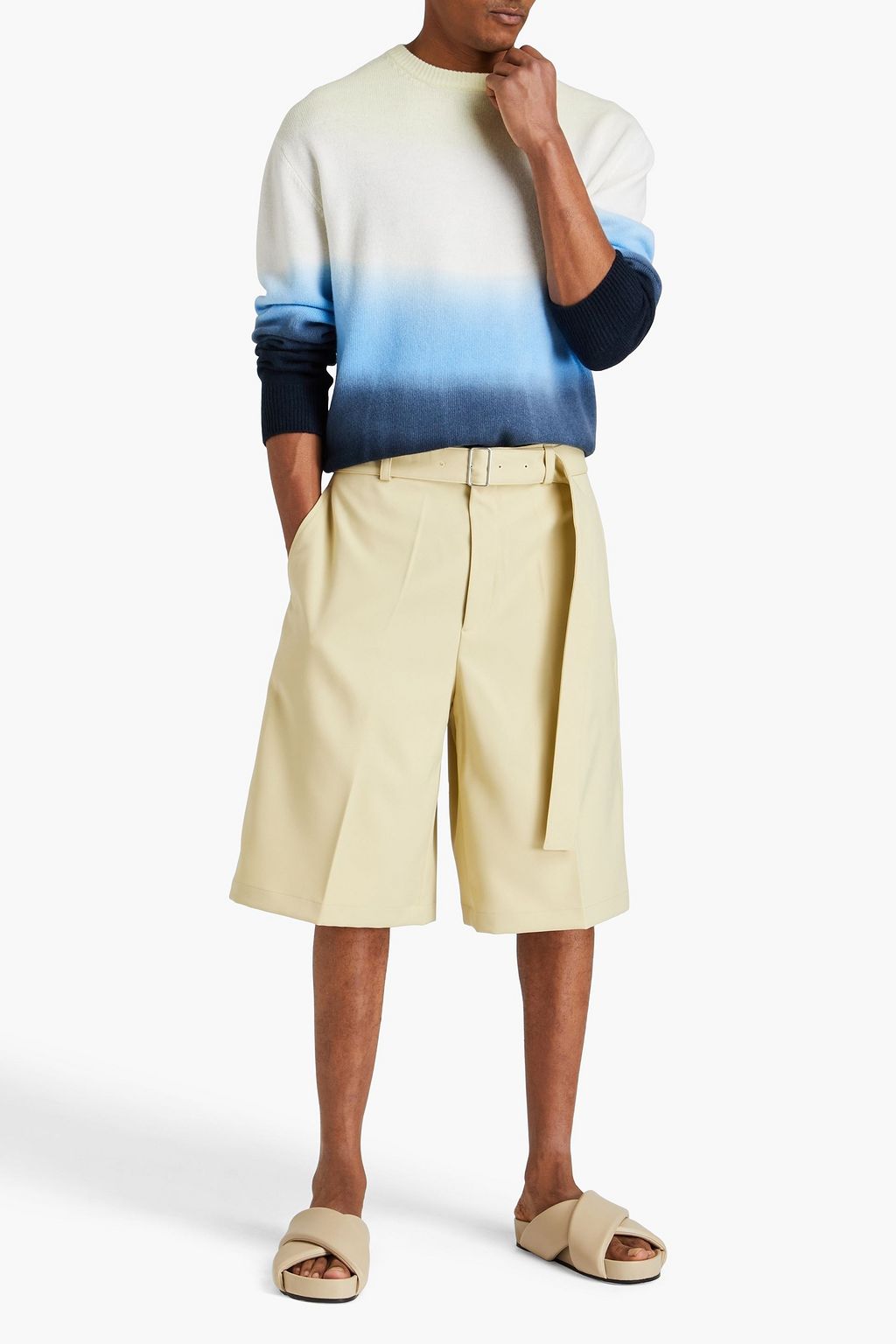 JIL SANDER Twill shorts