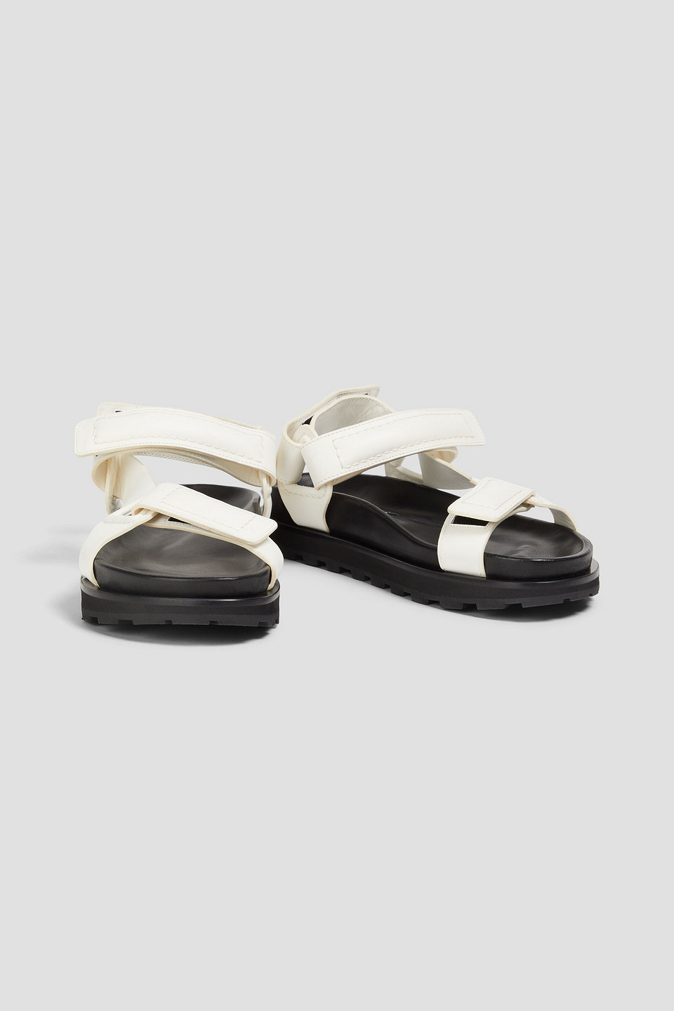 JIL SANDER LEATHER SANDALS 
