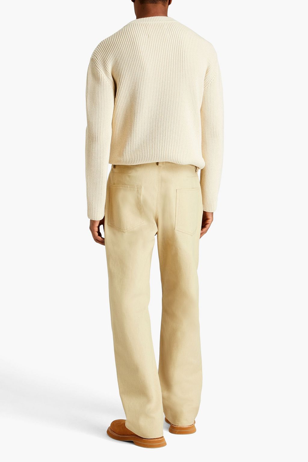 JIL SANDER Cotton-canvas pants