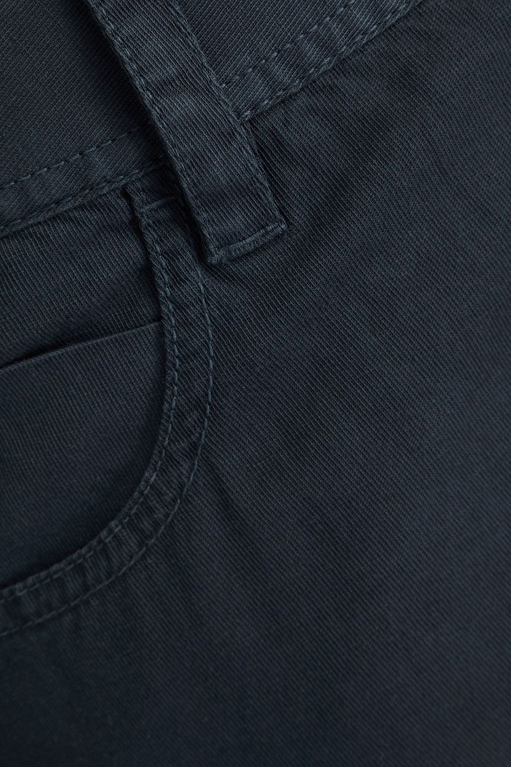 JAMES PERSE Stretch cotton and linen-blend twill pants