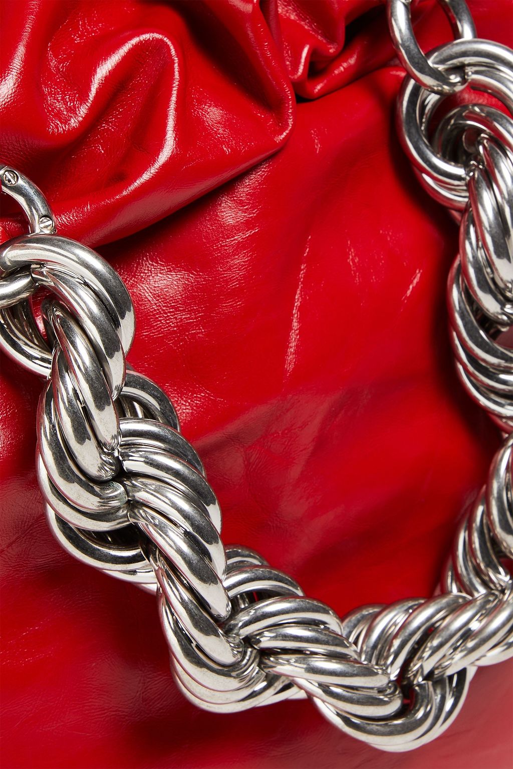 JIL SANDER Chain-embellished leather tote | THE OUTNET