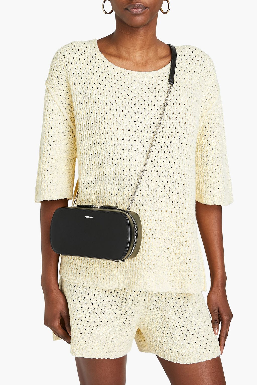 JIL SANDER Leather cross-body bag