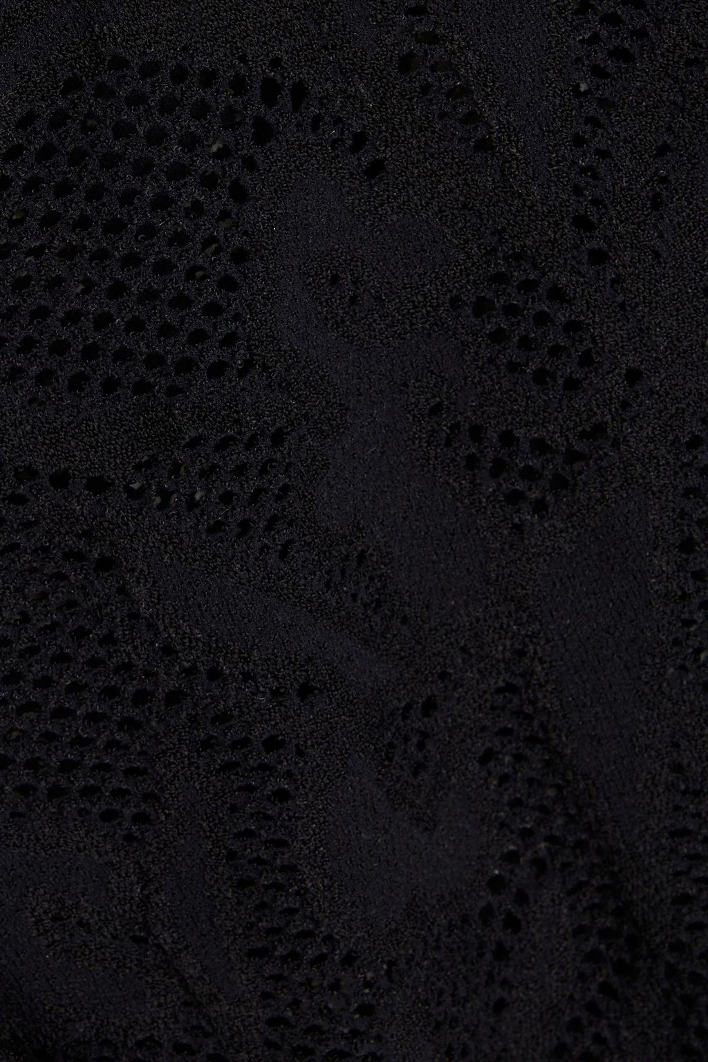 ALAÏA Body aus floralem Jacquard mit Stehkragen