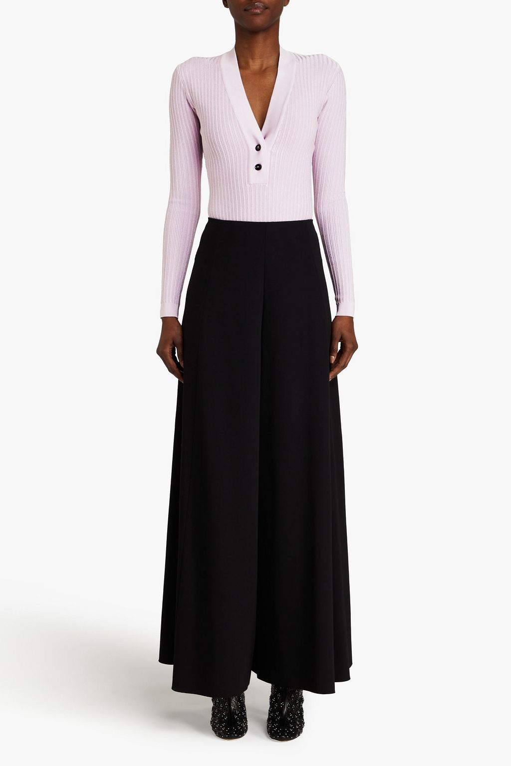 ALAÏA Ribbed-knit body suit