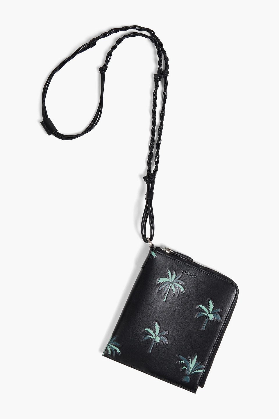 Printed leather passport cover