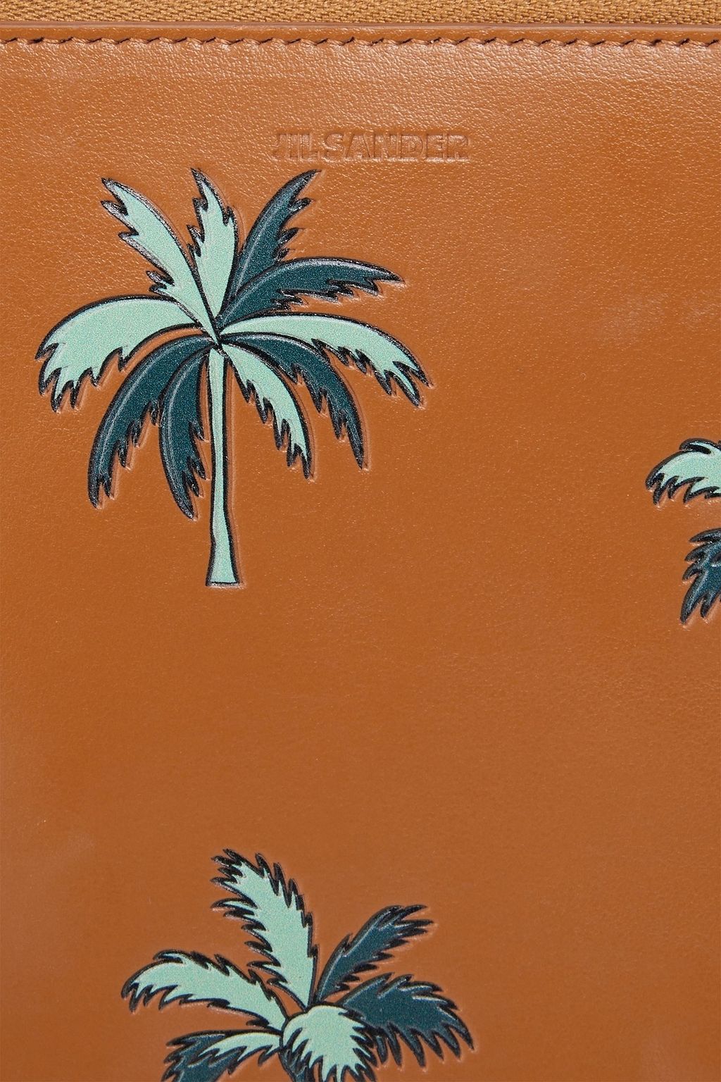 JIL SANDER Printed leather passport cover