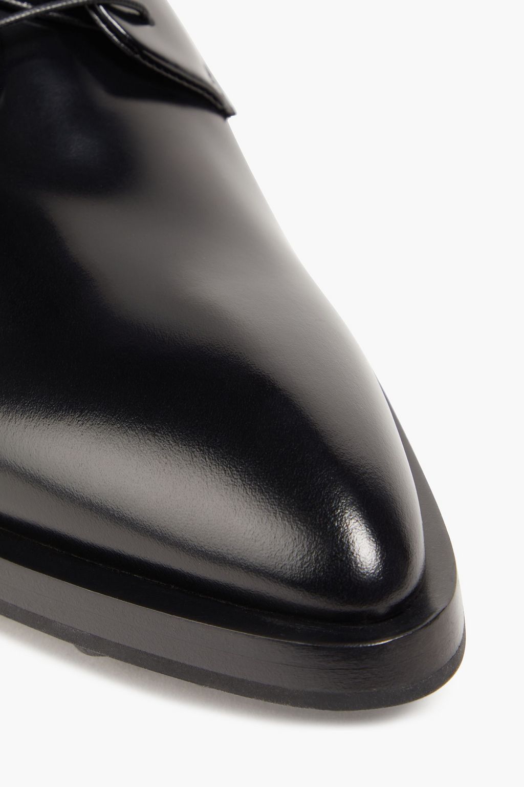 JIL SANDER Oxfords aus Glanzleder